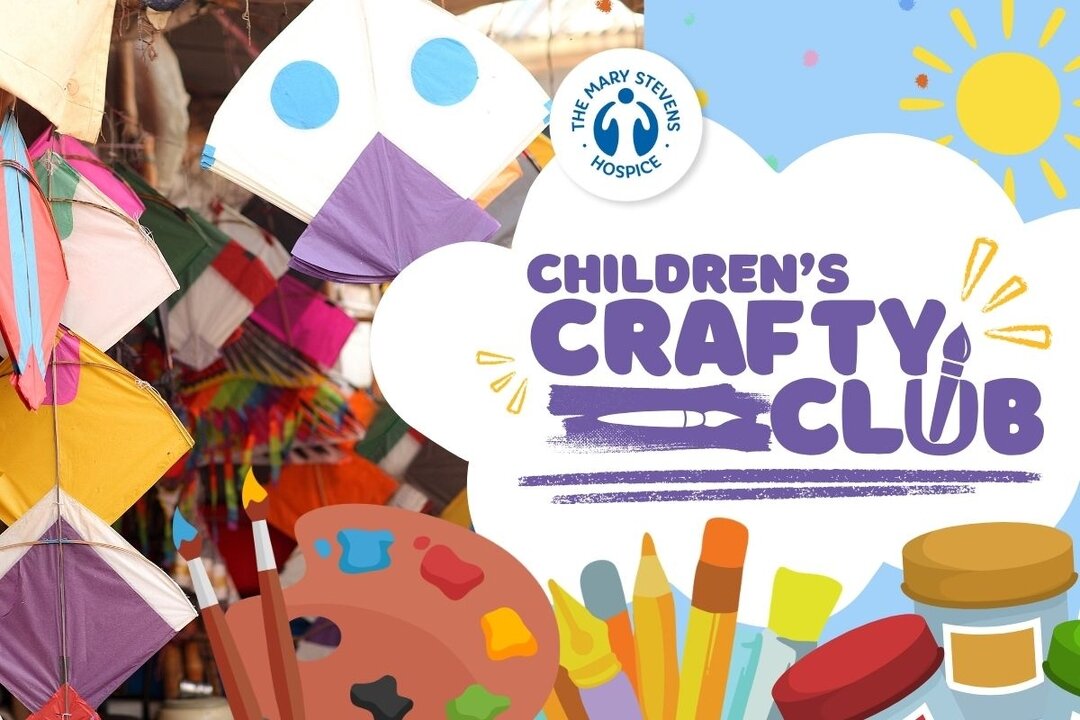 The Mary Stevens Hospice - Children's Crafty Club - Ceramic kites and paper bunting