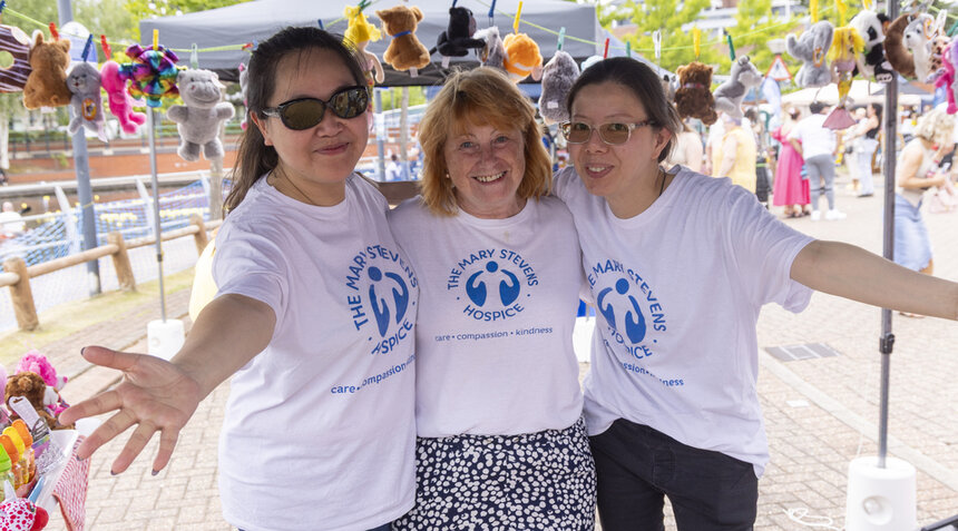 Volunteers at Duck Race