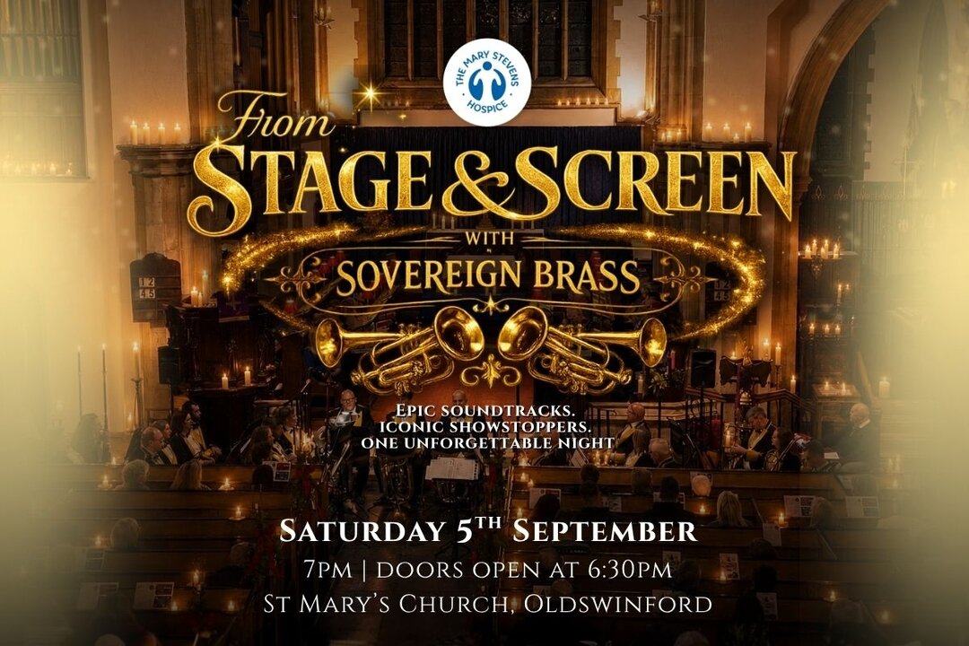 text: from stage and screen with sovereign brass