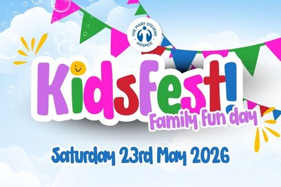 'kidsfest family fun day' graphic with bubbles