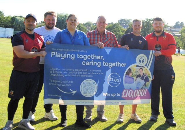 Hospice lottery team in community