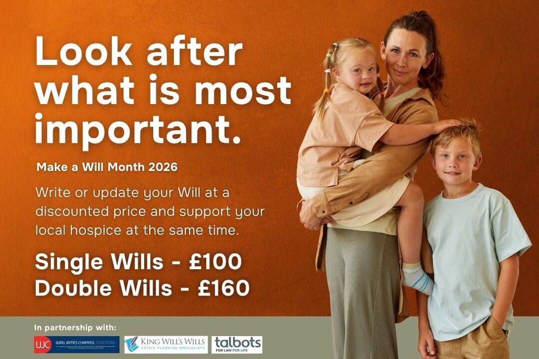 The Mary Stevens Hospice - Make A Will Month November 2026