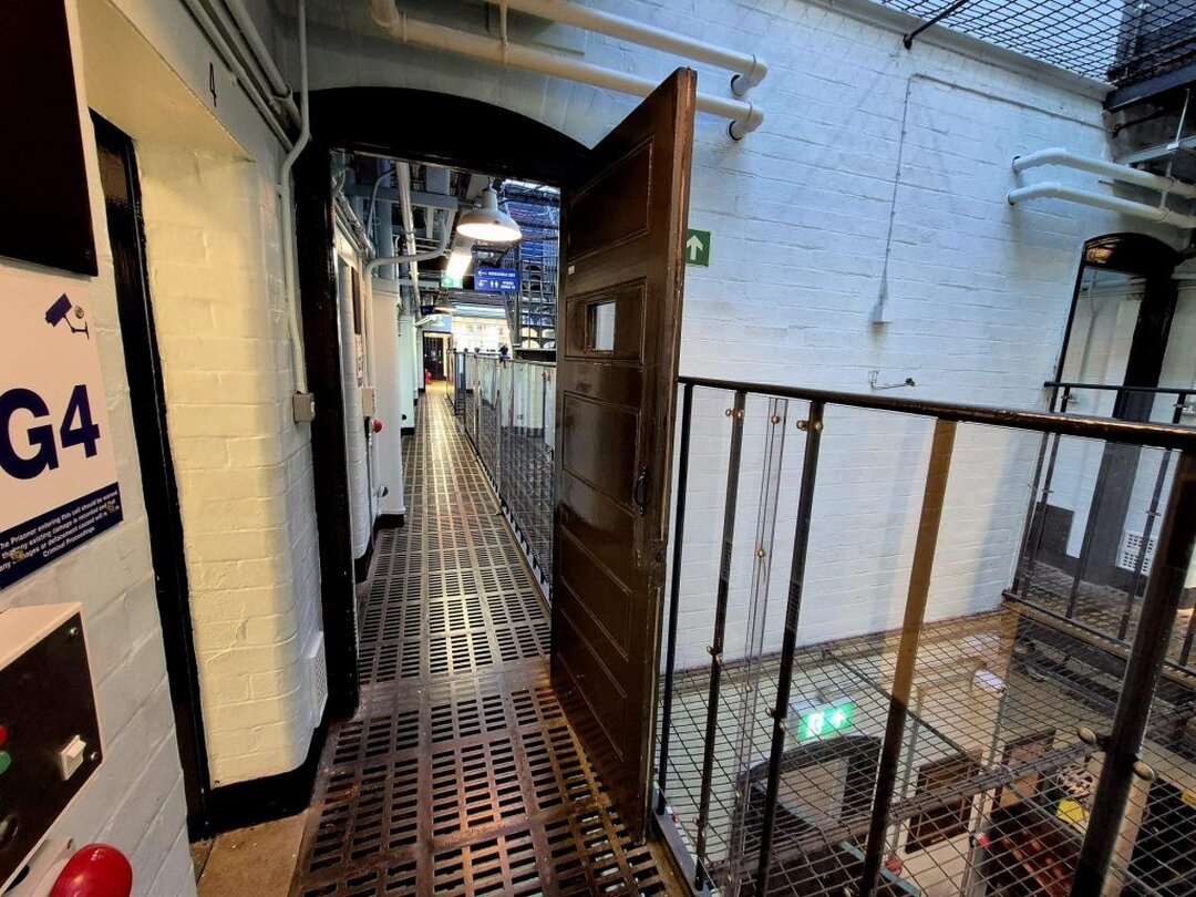 corridor of a prison