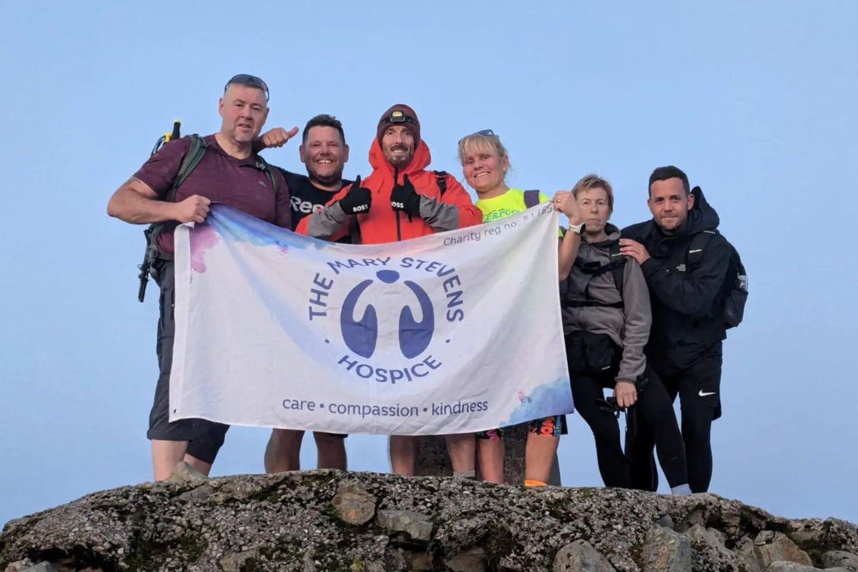 Fundraisers on a challenge