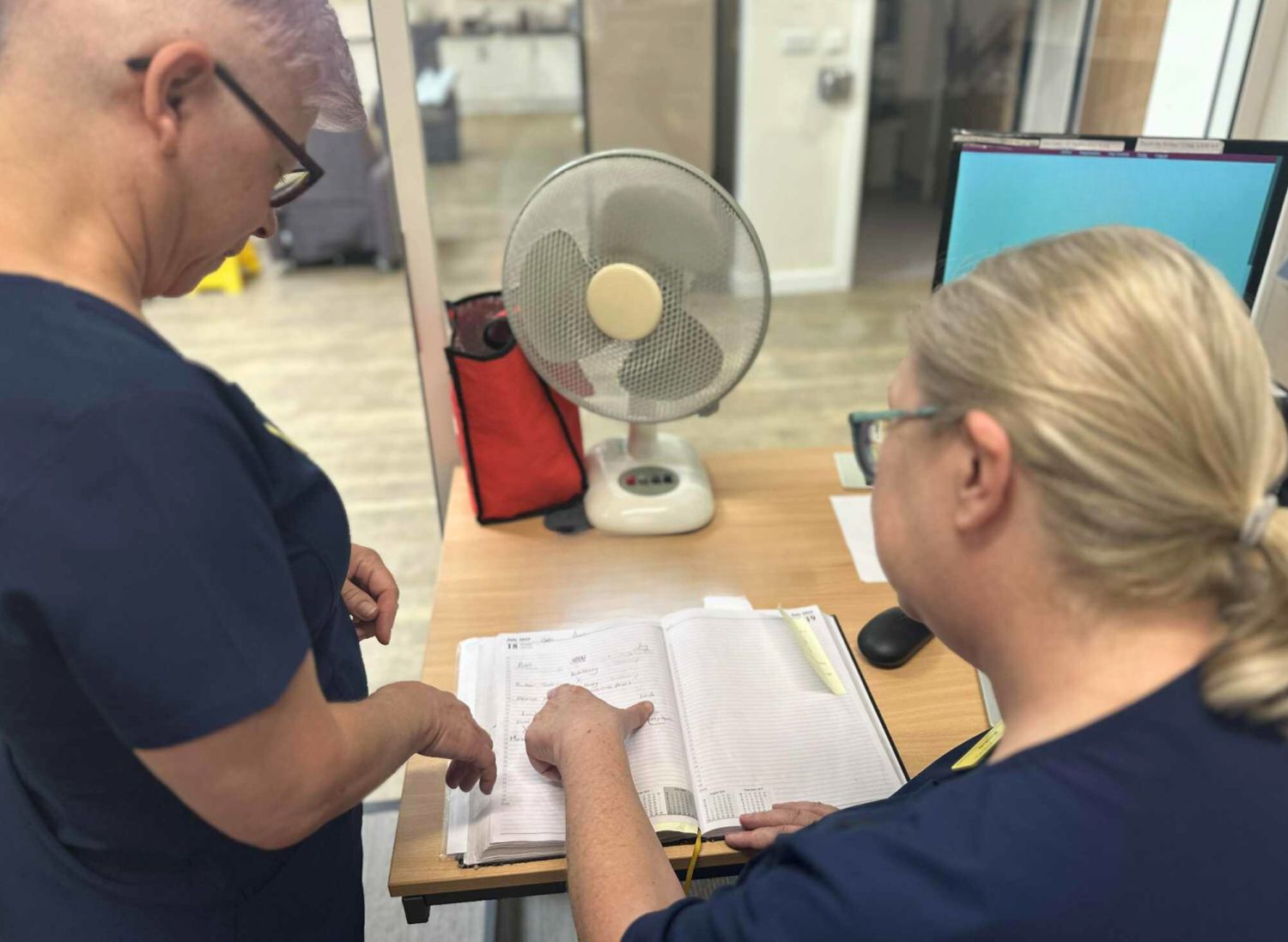 Hospice team working on the Neurological Programme